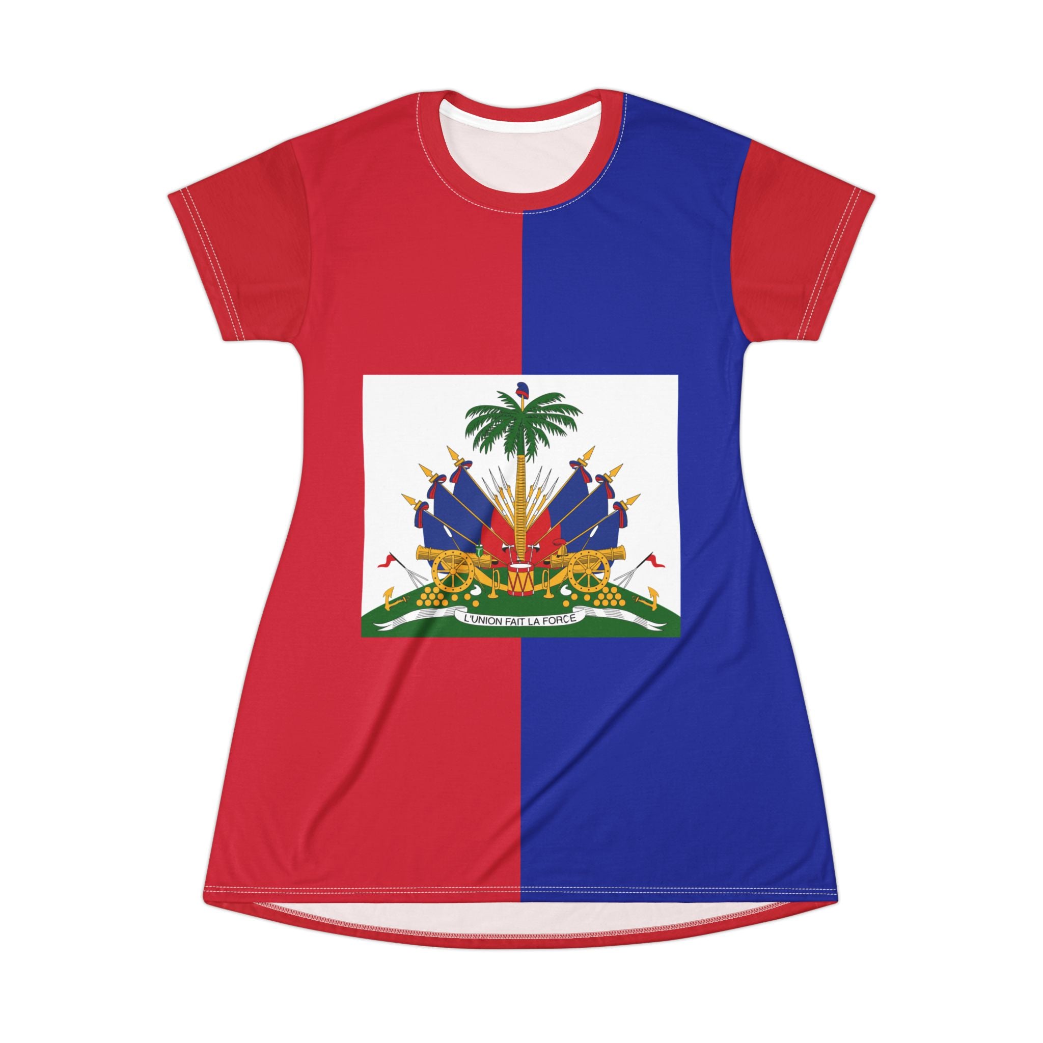 Haiti  Soccer Team Women's T-Shirt Dress