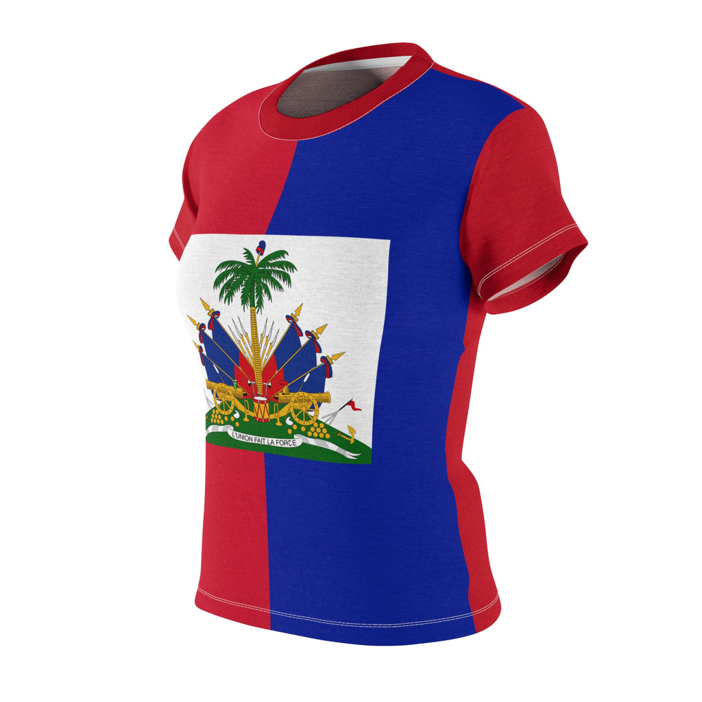 Haiti Soccer Cut & Sew Women's Tee
