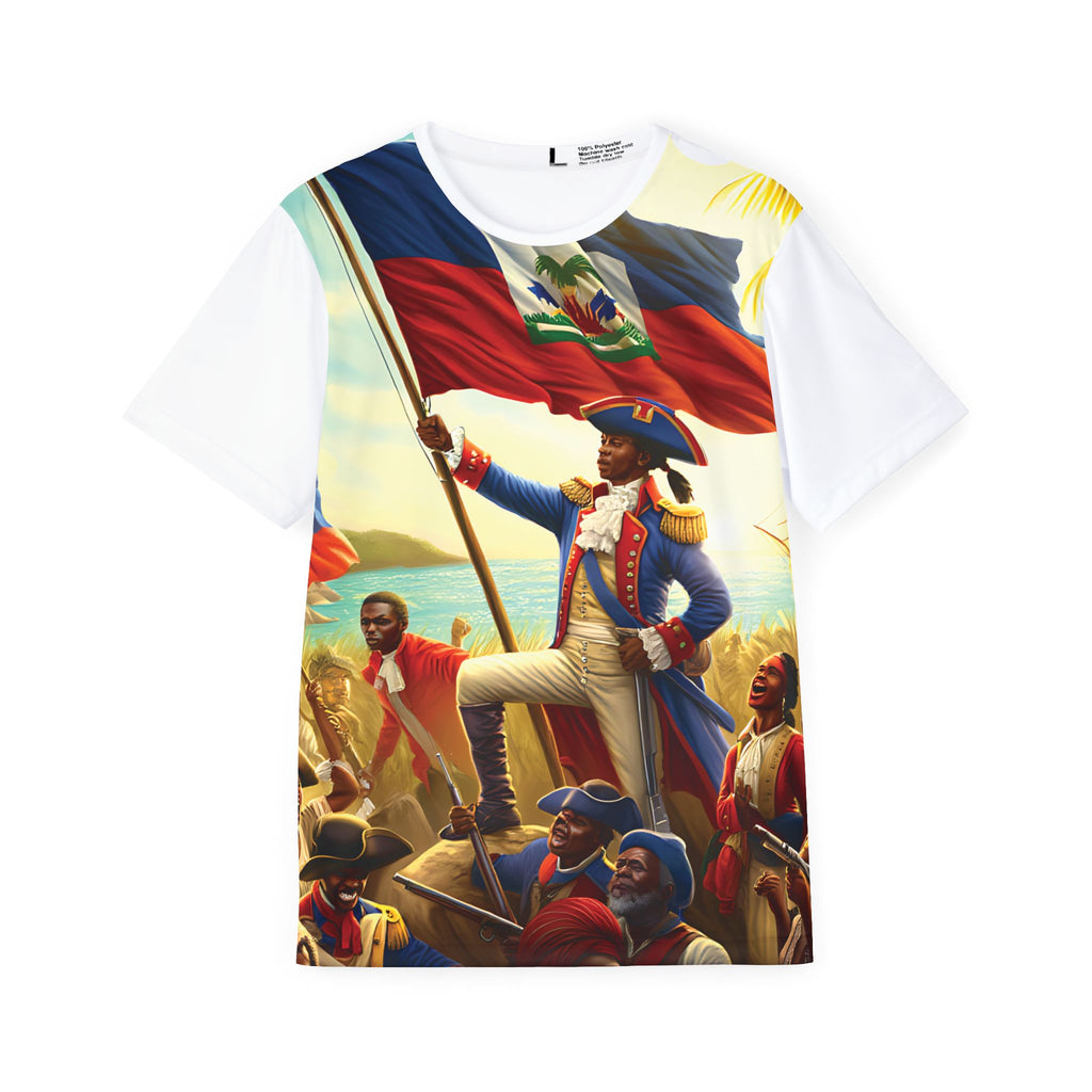 Haitian Revolution Flag Scene Soccer Men's Shirt