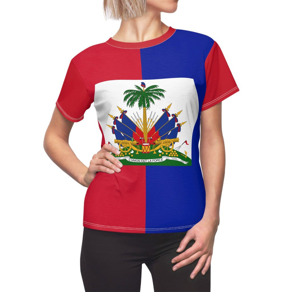 Haiti Soccer Cut & Sew Women's Tee