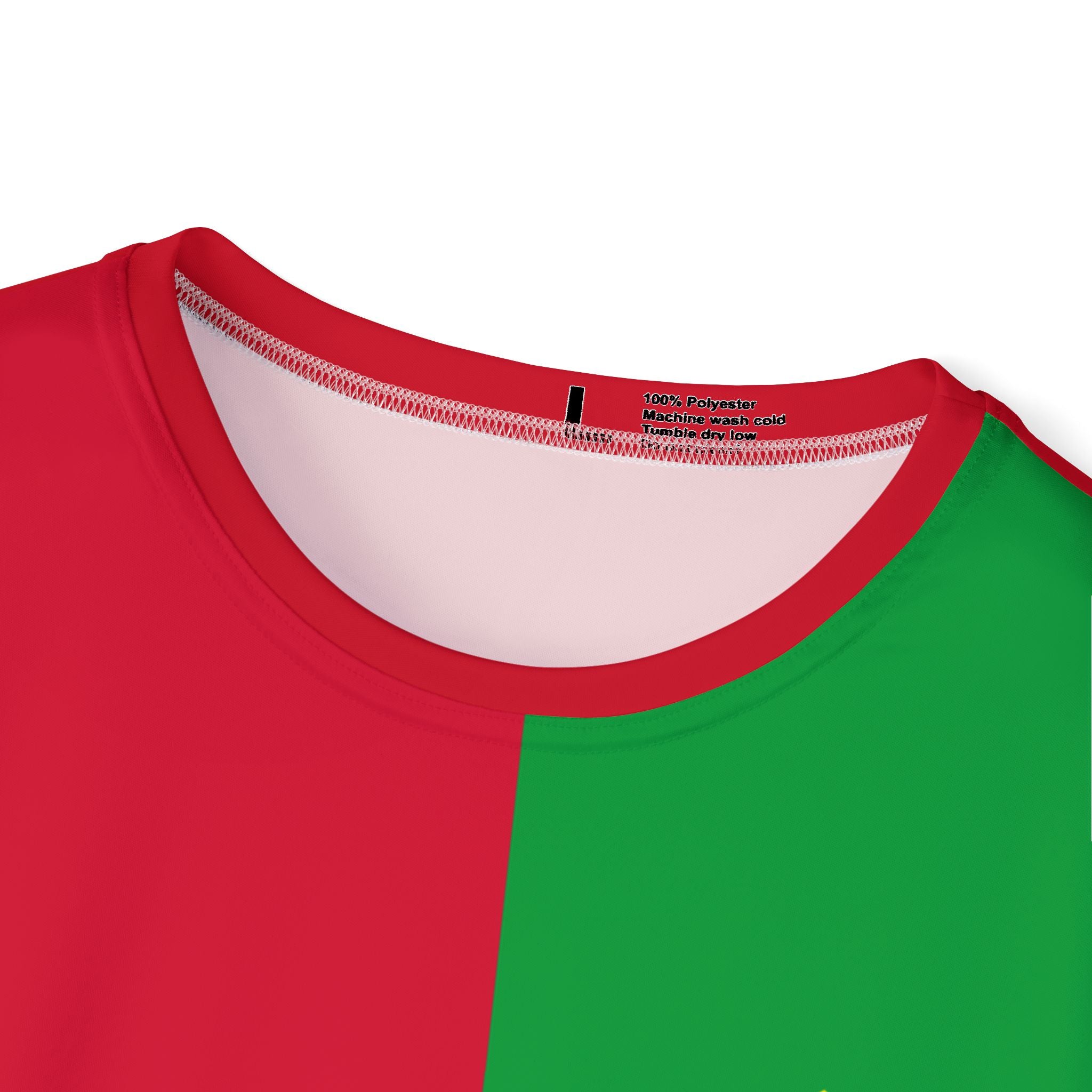 Haiti-Brazil Flag Split Soccer Men's Jersey